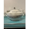 Image 9 : Vintage Minton Pandora bone china delicate grey floral pattern and silver trim One large co