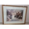 Image 1 : Print of Bride Before Wedding, Unsigned, Framed Under Glass 29.5 X 24