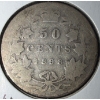 Image 2 : 1898 Canadian 50 Cent Coin 92.5% Silver 11.62 Grams
