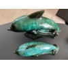 Image 2 : Blue Mountain Pottery Large Dolphin 16L Small Dolphin Swan Dish