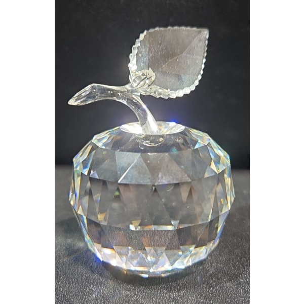 Swarovski Crystal Apple (3"L & 4"T)