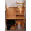 Image 1 : Desk w/ Storage Shelves 48 W, 21 D, 63 T, Includes Book/ CD Stand 20 W, 7.5 D, 13 T and CD Holders 