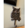 Image 3 : Owl Home Decor Collection, Bring Tools, Incl. Cast Iron Coat Hook, Trippy Picture, Metal Welcome 