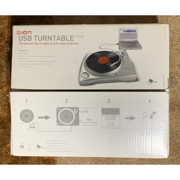 New Ion USB Turntable Mo. 4213001