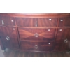 Image 2 : China Cabinet w/ 3 Upper Display Shelves, 5 Drawers and 2 Lower Cabinets 57 W, 18 D, 82 T