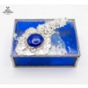 Image 5 : Collection Of Vintage Art Glass , Blue Glass Pedestal Bowl And More.