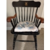 Image 1 : Queen's University Chair - Sapientia Et Doctrina Stabilitas Accent Chair   22" x 23" x 38" tall
