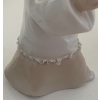 Image 2 : LLADRO Pair of Porcelain Altar Boys (Lace Trim on Larger Boy Damaged) - 5T 