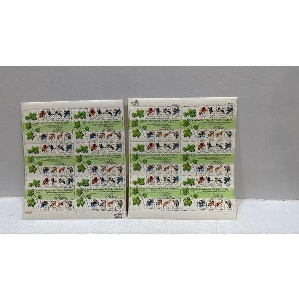 American "Canadian International Philatelic Exhibition" Stamp Pages