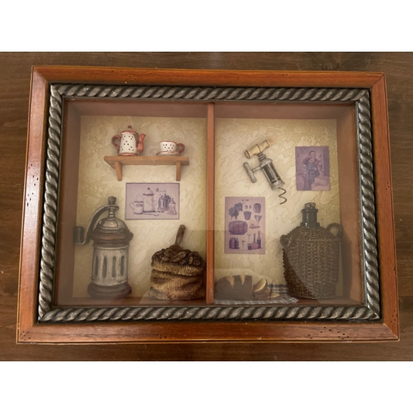 Decorative Shadow Box Wall Hanging 17x12