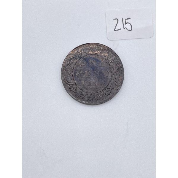 1894 Canadian Large One cent