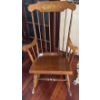 Image 1 : Wooden Rocking Chair - 24W, 21D, 40T 
