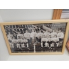 Image 1 : Hockey Memorabilia with Canvas, Trophy, and Historical Photo