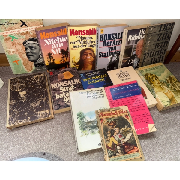 Vintage German Book Collection - Heyer Konsalik & more 