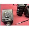 Image 4 : Canon Canonet QL19 rangefinder camera Lenman  50FTB flash Vicitar lens 36 mm/ 12 mm/ 20 mm & MORE