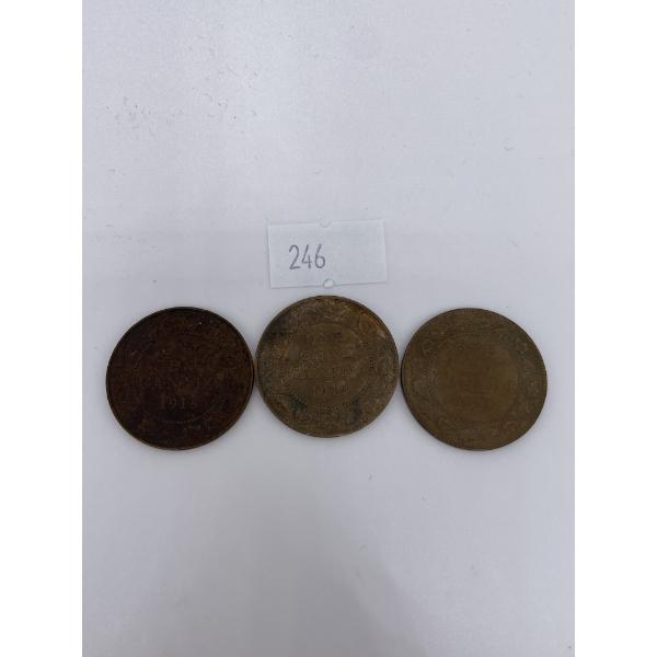 1918-1920 Canadian Large One Cents