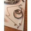Image 3 : Fashion Jewelry Collection - Rope Chain Necklace Silver Set Hoop Earings & more