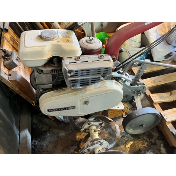 Honda F500 gasoline-powered walk-behind rotary tiller/cultivator