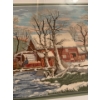 Image 2 : Needlepoint Art - Winter / Holiday Themed 18x16 