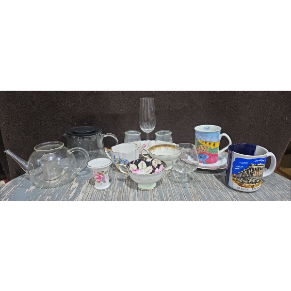 Miscellaneous Home - China, Glasses, 925 Silver Rings (Bent) 
