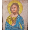 Image 2 : Christ Pantokrator Icon Painted In A Byzantine Style 9''INCHES W , 10''INCHES H