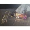 Assorted Costume Jewelry Including a Snake Head Necklace 