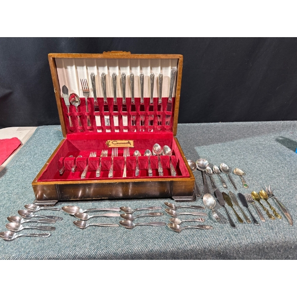 Silver Plated Cutlery, Figurines and More
