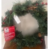Image 3 : 24" Pre Lit Hawkins Faux Pine Wreaths w/ Scandinavian Pinecone Pixies 
