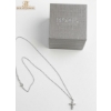 Image 2 : Sterling Silver 925 Diamond Cross Necklace 2.40g