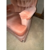 Image 7 : Vintage Pink Velvet Rocking Chair with Matching Ottoman