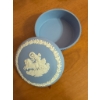 Image 3 : Wedgwood Jasperware Set with Pitcher, Vase, Tray, and Trinket Box