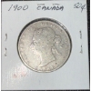 Image 3 : 1900 Canadian 50 Cent Coin 92.5% Silver 11.62 Grams
