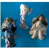 Image 1 : Kneeded Angel, Stoneware Handmade Shelf Angel (8T)  & Little Things Mean a Lot Courage Angel 74551