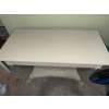 Image 3 : Cream Painted Wood Lyre Base Table