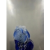 Image 3 : Blue and Orange Glass Flower Wands 19L & 16L