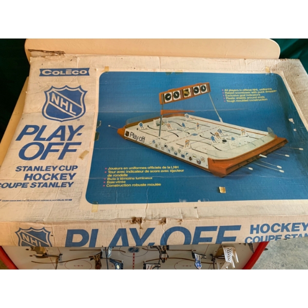 Vintage NHL table top hockey game with original box