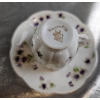 Image 5 : Hammersley Tea Cups And Saucers In The "Victorian Violets", Crystal Decanter 9''INCHES H , And More