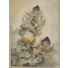 Image 2 : Original Floral Watercolour by P. Dulude-Bohay. 23 w, 29 h