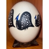 Image 2 : Asain Antique Primitive Bird Figurine w/ Painted Ostrich Egg & More