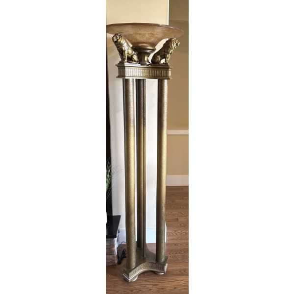 Gorgeous Tall Lion Lamp - 6Ft 2In 