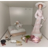 Image 1 : Vintage Enesco Imports - Elegant Lady w/ Gown & Hat 11T & more