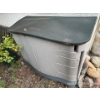 Large Plastic Garden Storage Full Of Jerry Cans