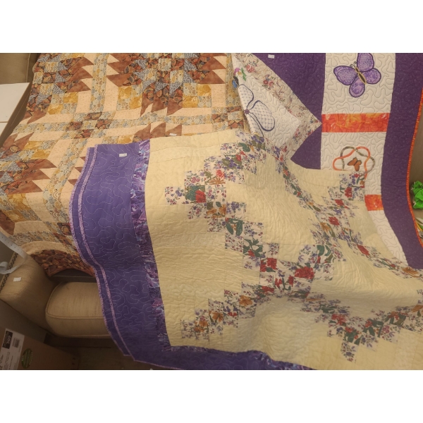 Quilt Trio  Beautiful Handmade Blankets For All Ages