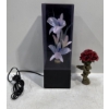 Image 1 : Floral Music Box 14H and Angels on Flower Vase