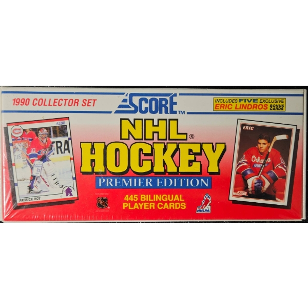 1990 Score NHL Hockey Premier Edition Collector Set (Sealed, 445 Cards)