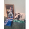 Image 1 : Elvis Memorabilia: Mirror 16 X 30, Drymount Photo 20 X 16, Metal Signs and Doll