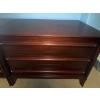 Image 4 : Vintage Gibbard Mahogany Chest Of Drawers w/ Brass Embelishments 36x17x32