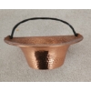 Image 8 : Copper Decor: Tallest Basket 8 X 8, 12 T, Shorter Pot 5.5 Top, 4.5 T, Wall Urn and More!