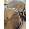 Image 2 : Vintage PYREX Measuring Bowls Hand Crank Cheese Grater Henckle Frying Pans & Ice Cream Maker 