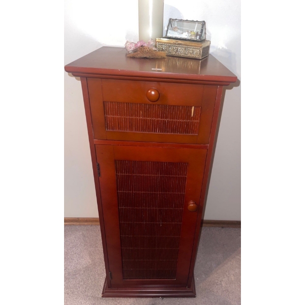 Rustic Night Stand w/ Contents 12x12x36